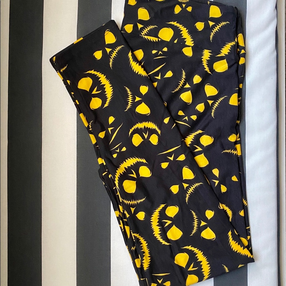 NNT LuLaRoe Halloween Leggings TC - Jack o’Lantern